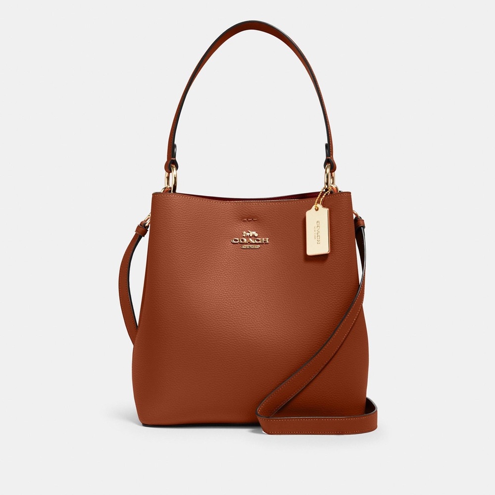 Coach small town bucket bag brown